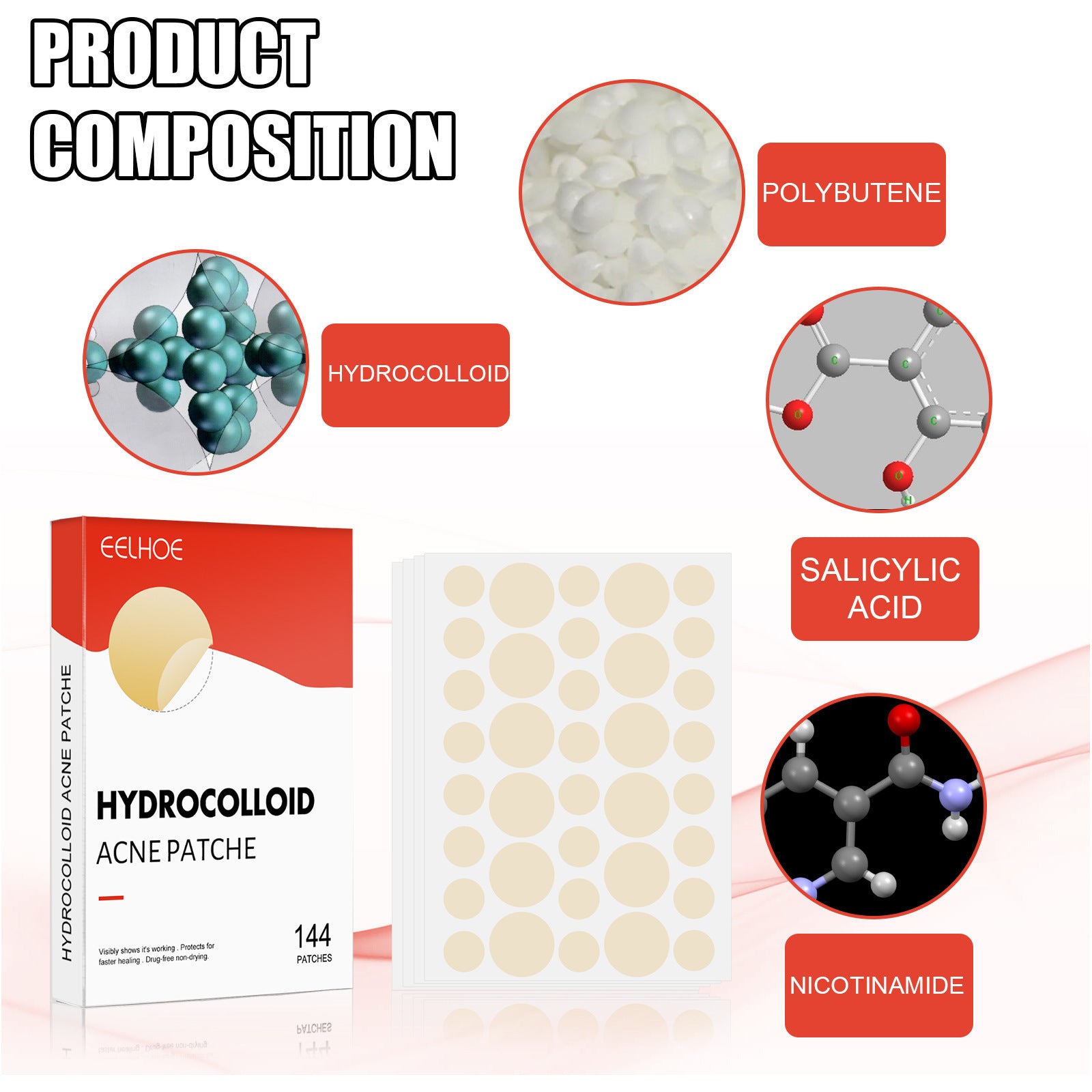 Hydrocolloid Acne Patch Makeup Closed Acne Patch