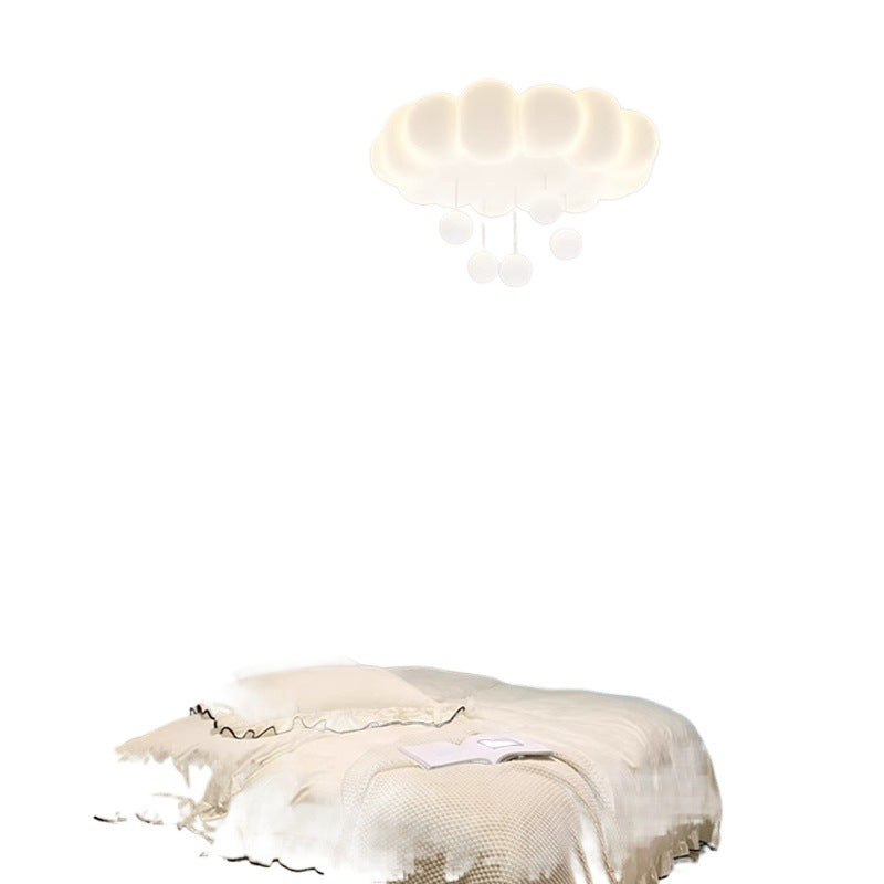 Creamy Cozy Bubble-Cloud Bedroom Ceiling Light