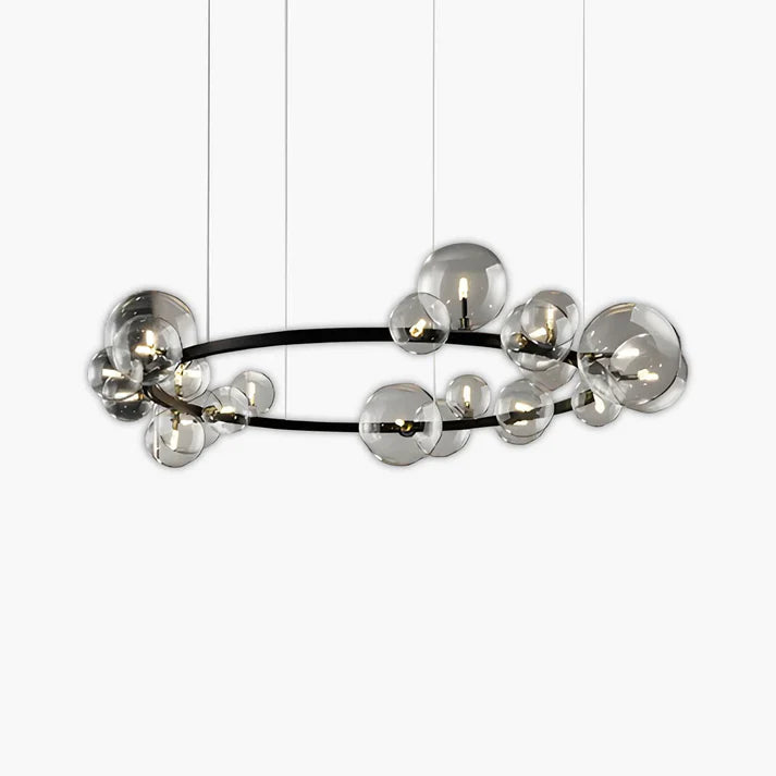 Contemporary Alyse LED Ring Chandelier