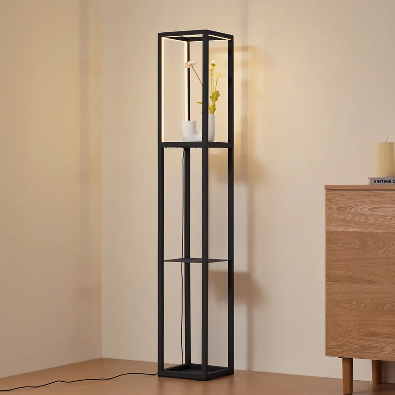 Modern Minimalist Open-frame Iron Floor Lamp