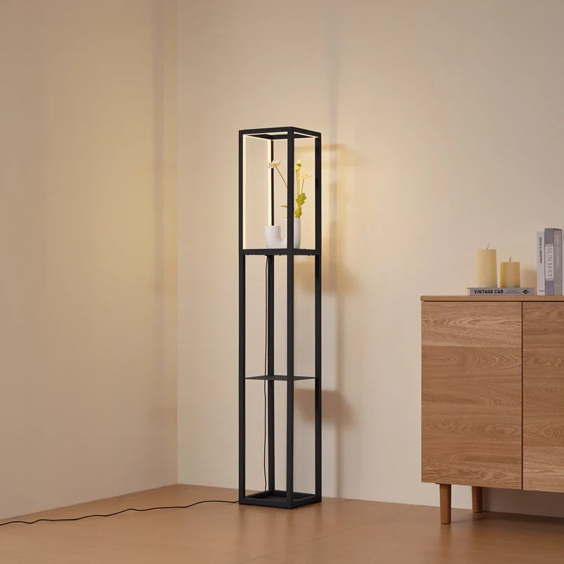 Modern Minimalist Open-frame Iron Floor Lamp