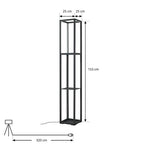 Modern Minimalist Open-frame Iron Floor Lamp