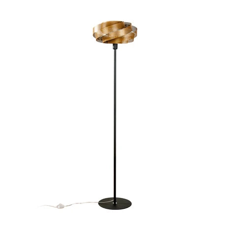 Modern Coiled Inspired Metal Floor Lamp