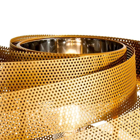 Modern Coiled Inspired Metal Floor Lamp