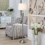 Vintage Ornate Steel Floor Lamp