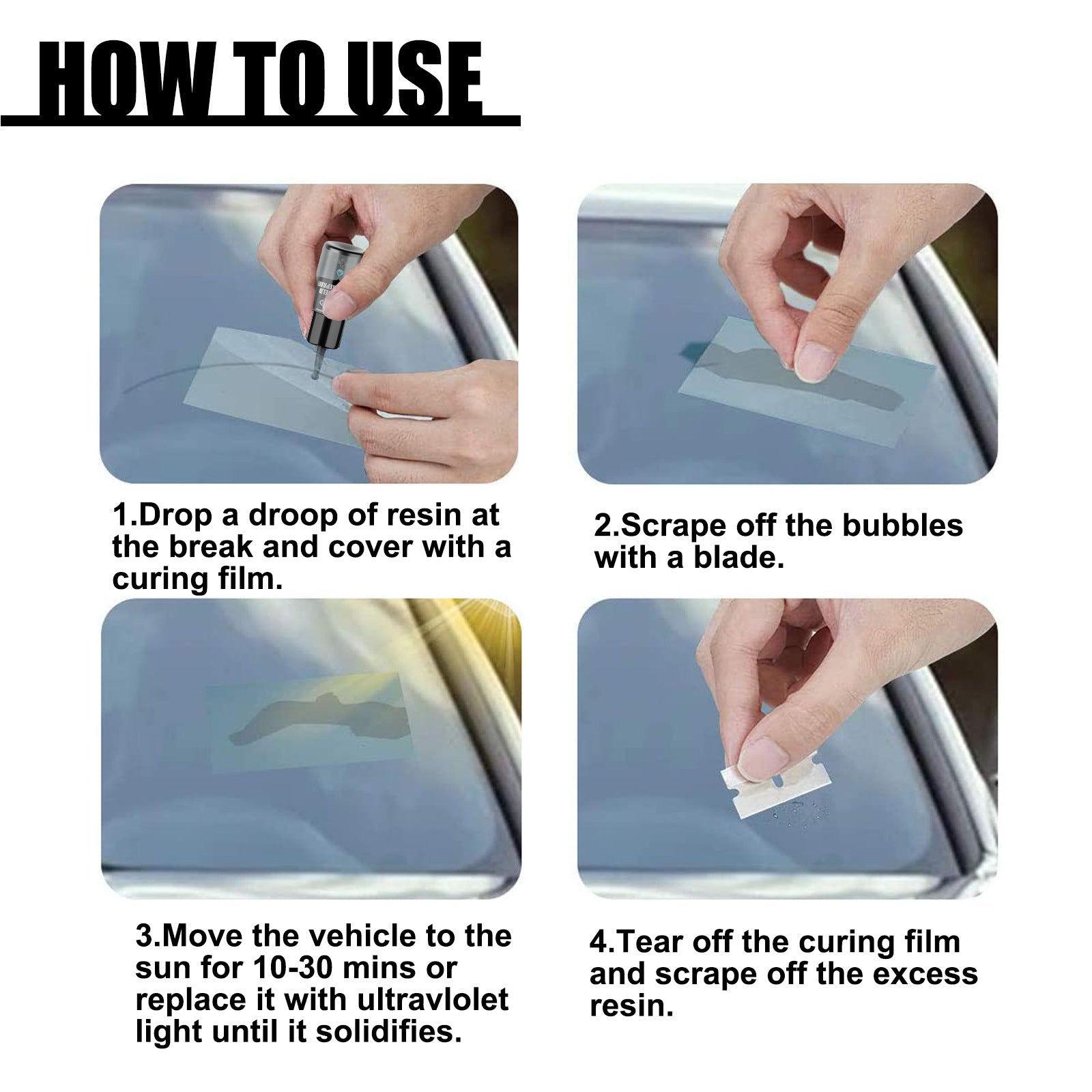 Car Windshield Repair Agent Crack