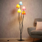 Stylish Colorful Cones Metal Floor Lamp