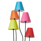 Stylish Colorful Cones Metal Floor Lamp