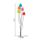 Stylish Colorful Cones Metal Floor Lamp