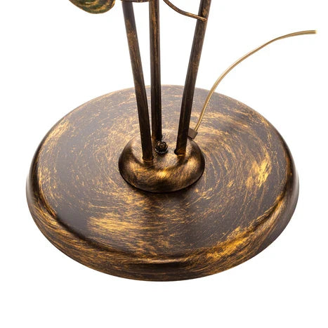 Stylish Twisting Vine Glass Floor Lamp
