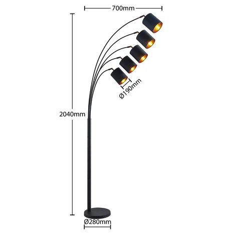 Modern Multi-branched Tree Steel Floor Lamp
