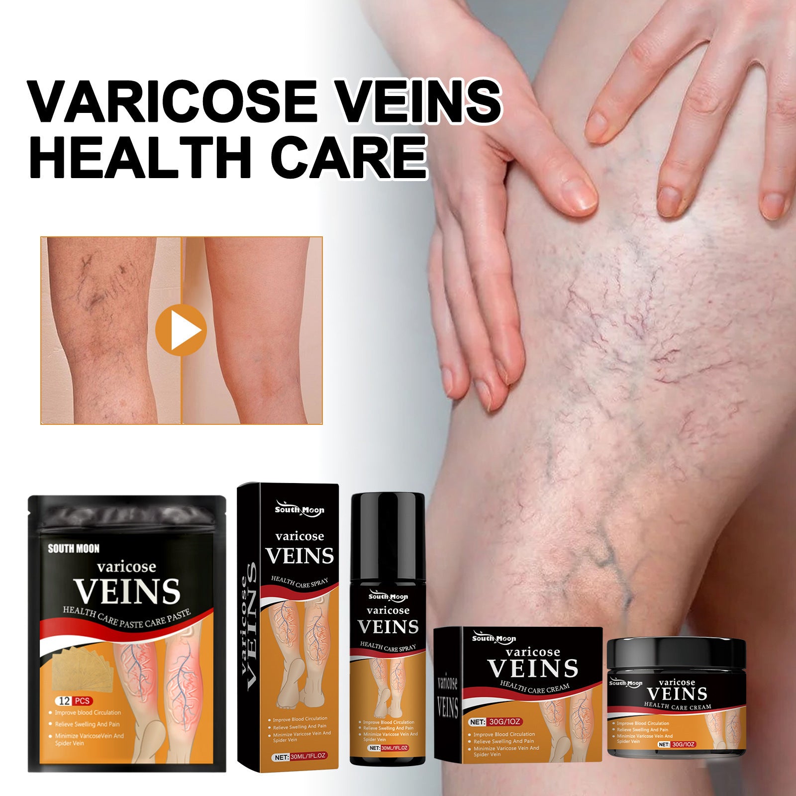 Relieve Soreness And Swelling, Flexure, Earthworm Legs, Green Bands, Bulge Repair