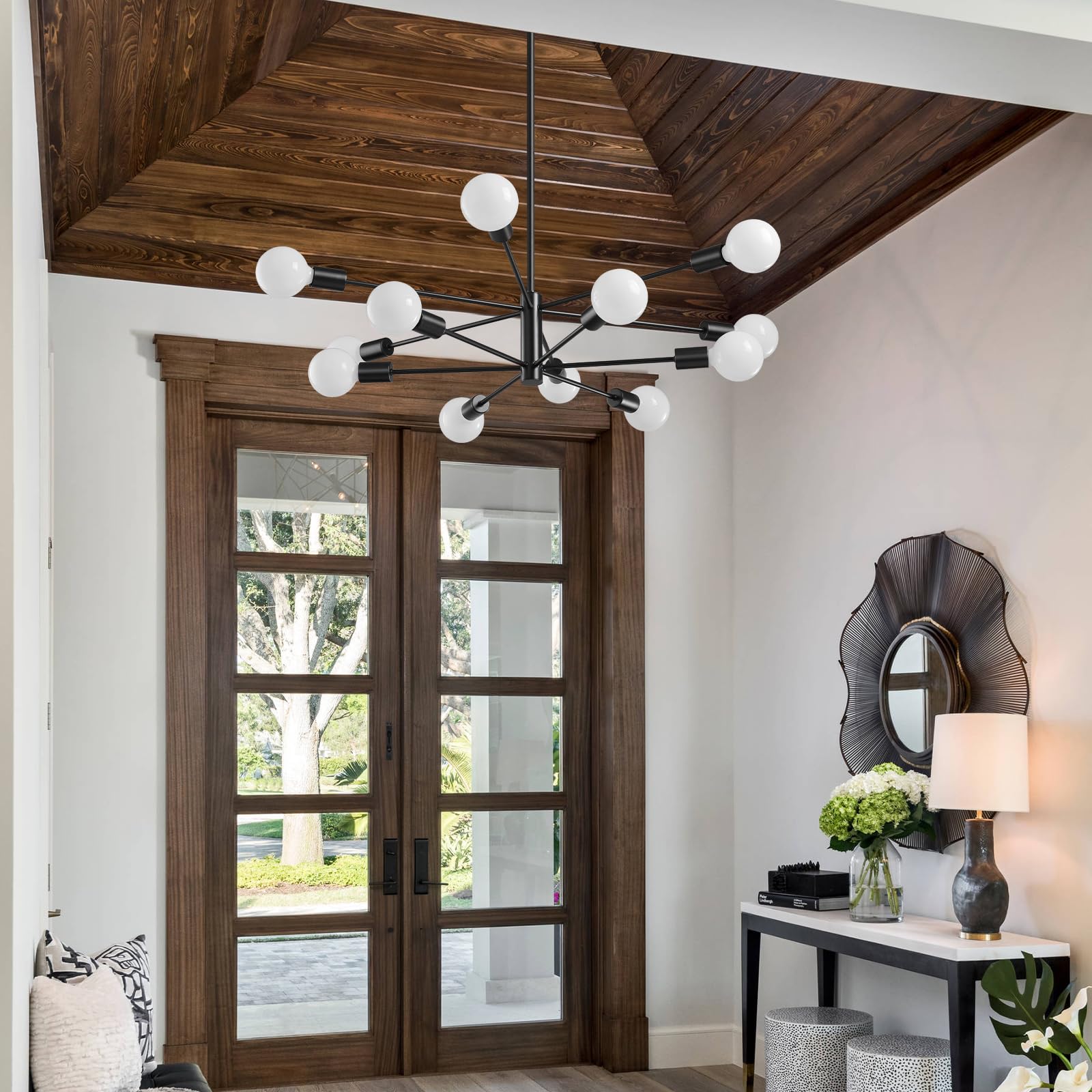 Stylish Chic Glowing Globe Chandelier
