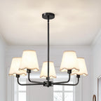 Vintage Sleek Lampshade Chandelier