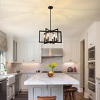 Rustic Farmhouse Metal Chandelier