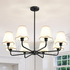 Vintage Sleek Lampshade Chandelier