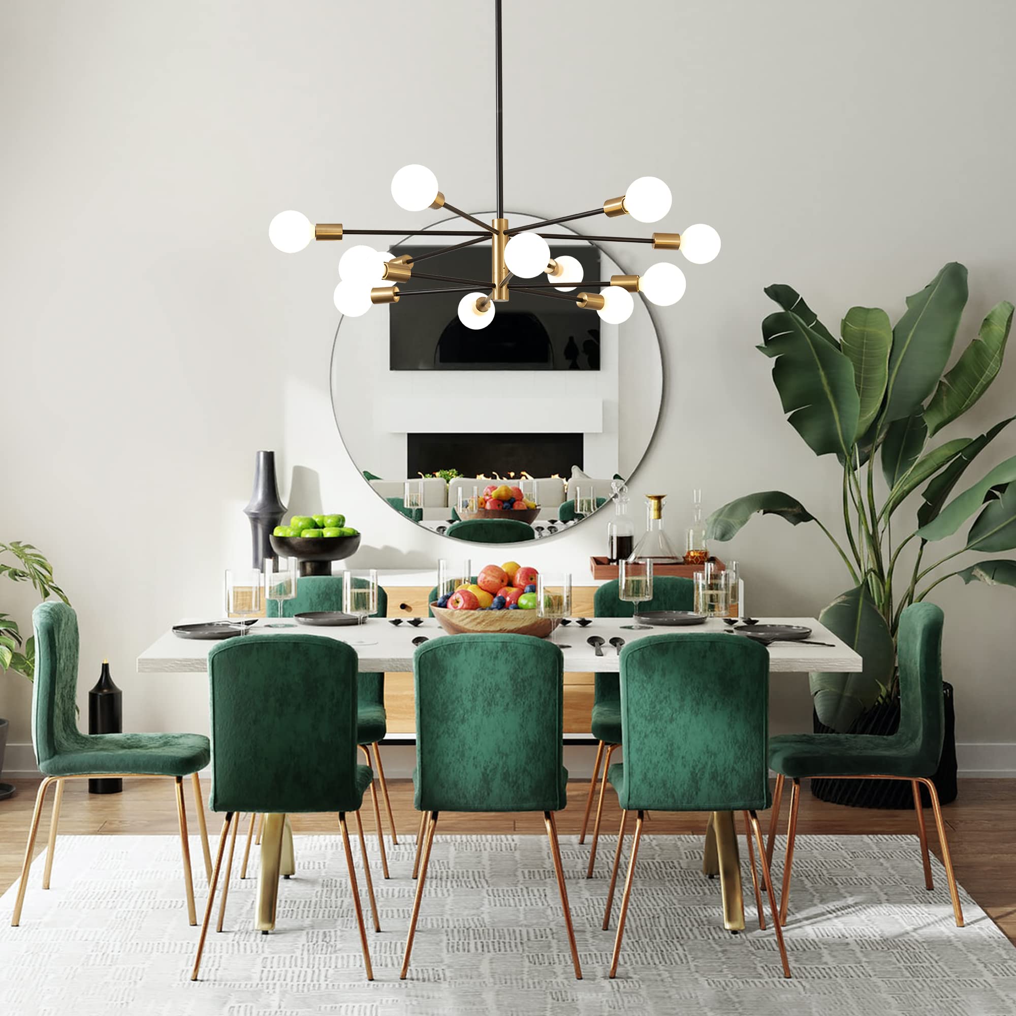 Stylish Chic Glowing Globe Chandelier