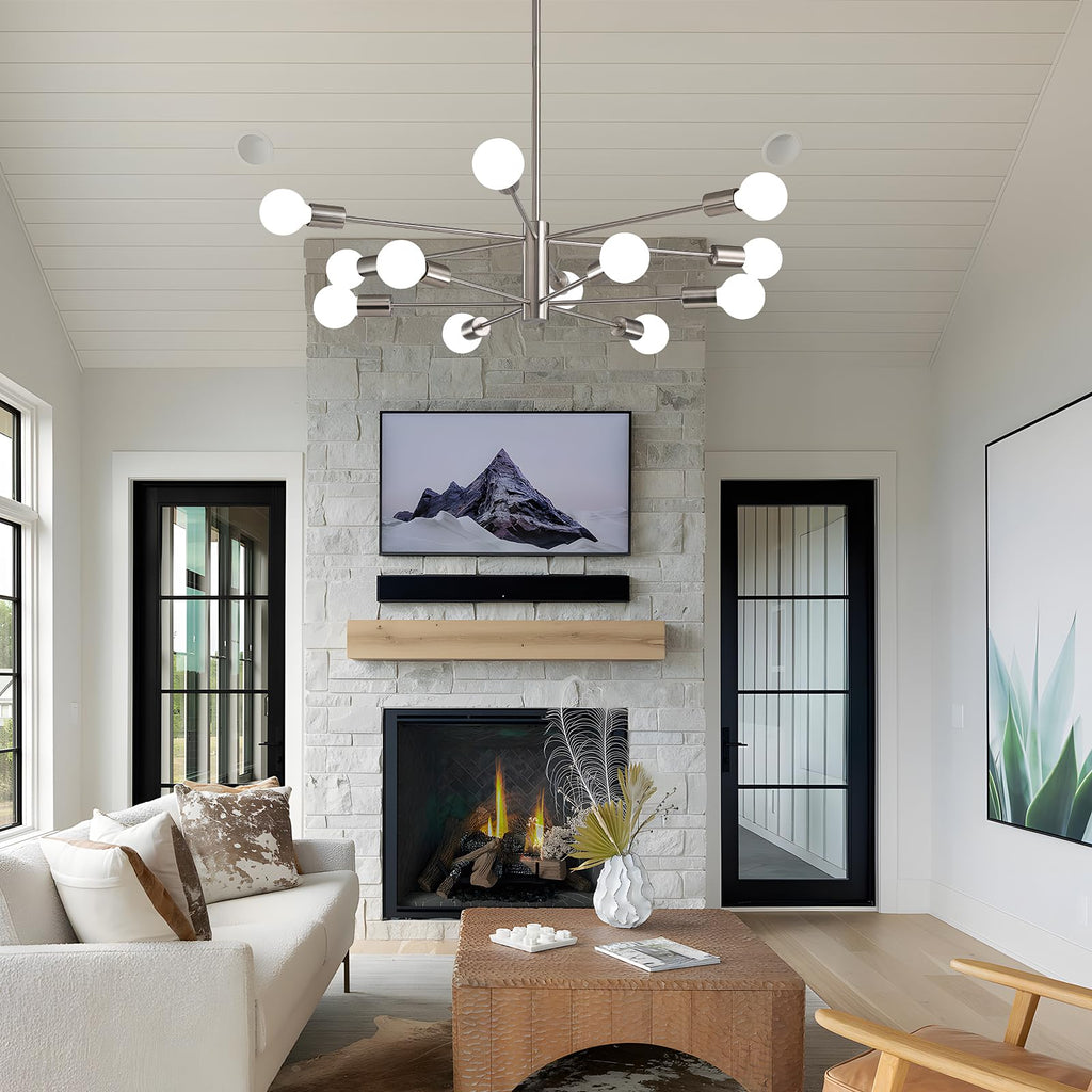 Stylish Chic Glowing Globe Chandelier