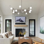 Stylish Chic Glowing Globe Chandelier
