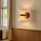 Modern Minimalist Silk Wall Light