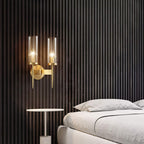Modern Elegance Cylinder Glass Wall Light
