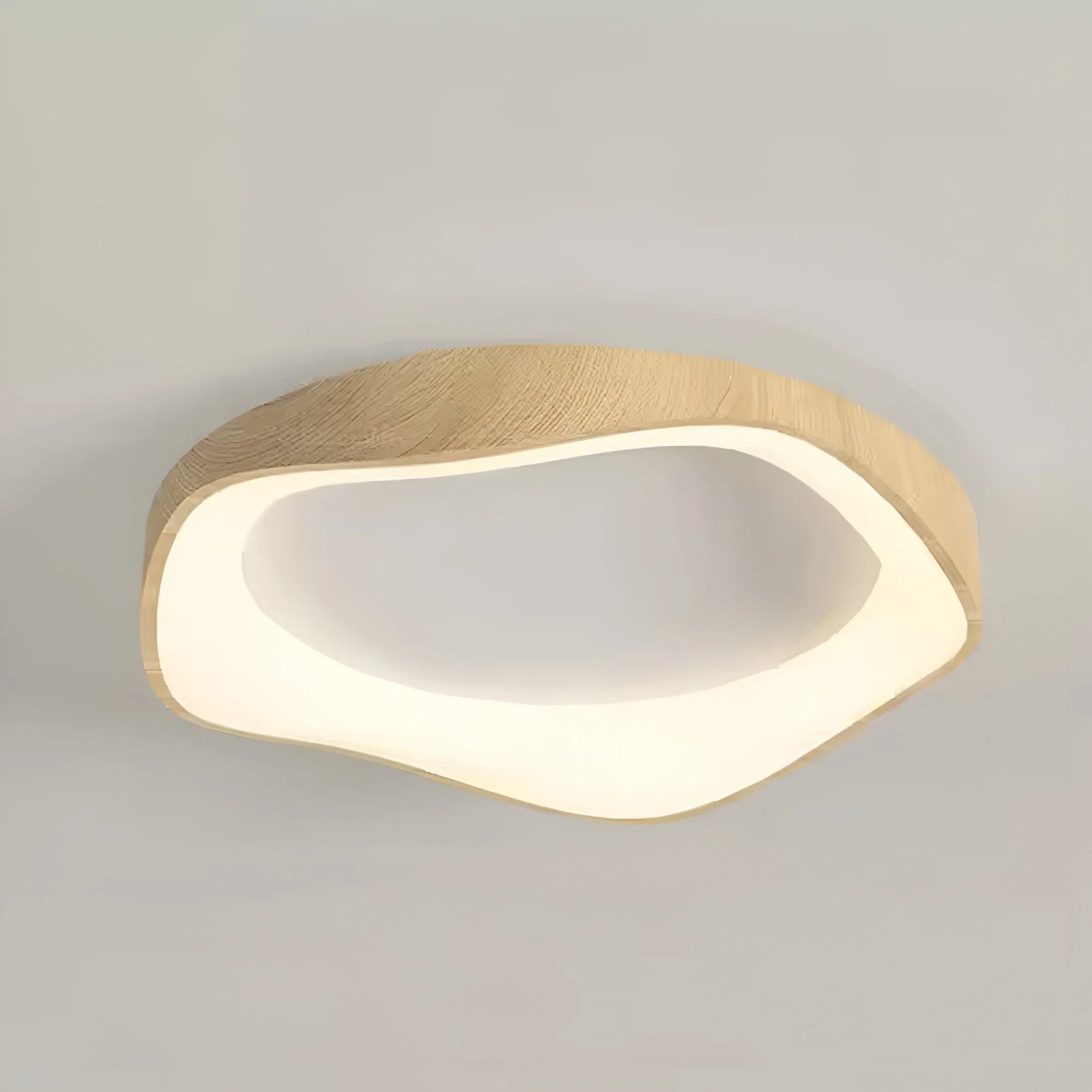 Wooden Lace LED Matte Finish Ceiling Light