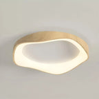 Wooden Lace LED Matte Finish Ceiling Light