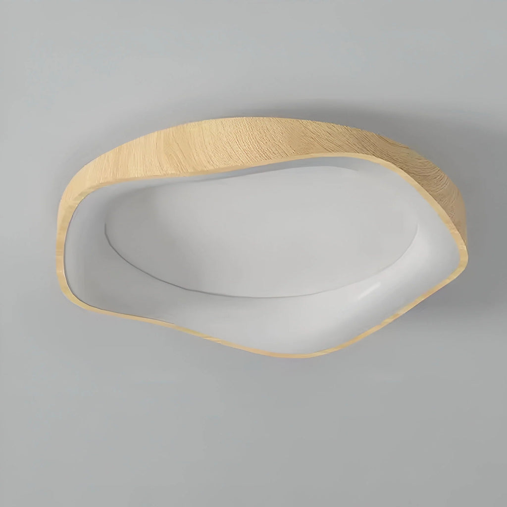 Wooden Lace LED Matte Finish Ceiling Light