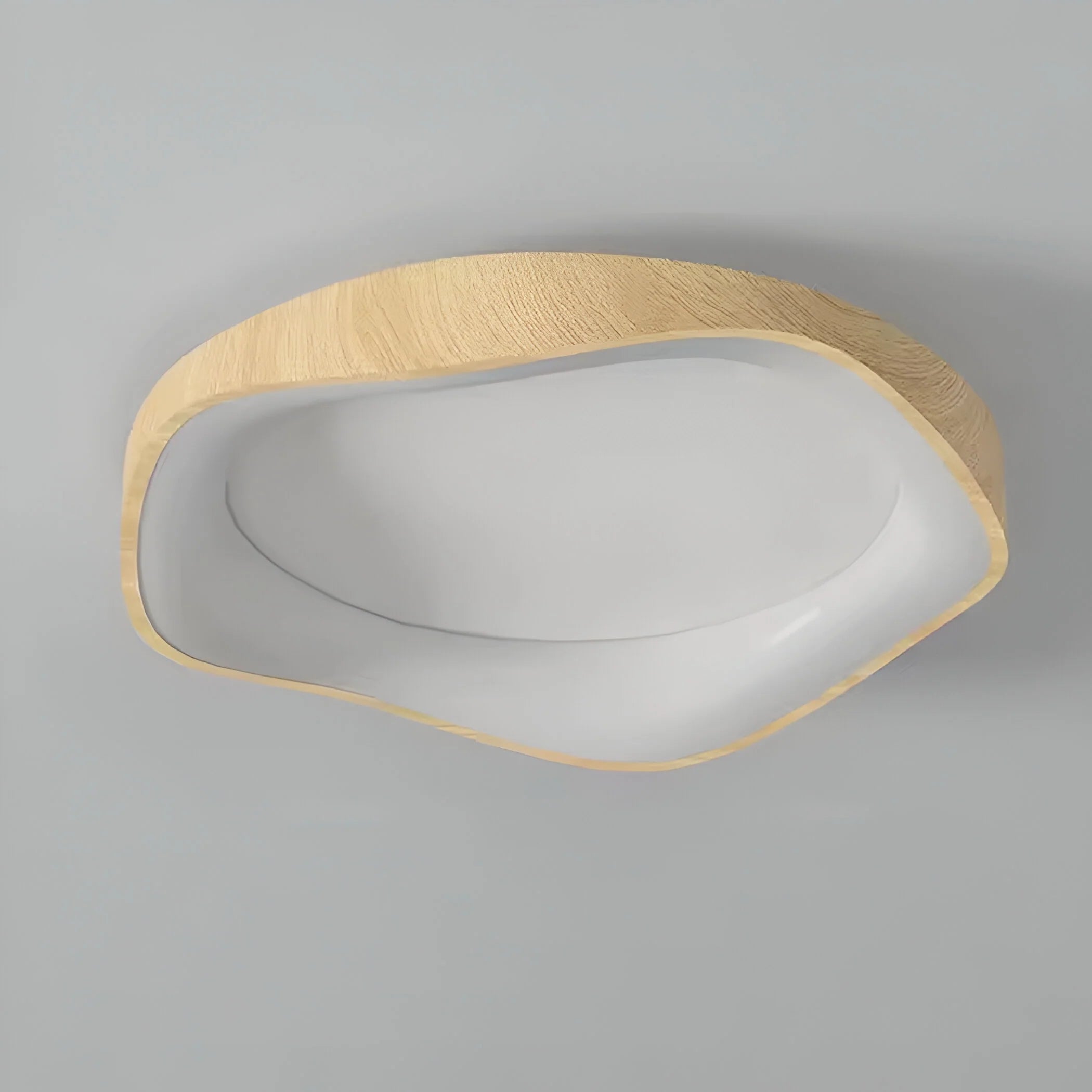Wooden Lace LED Matte Finish Ceiling Light