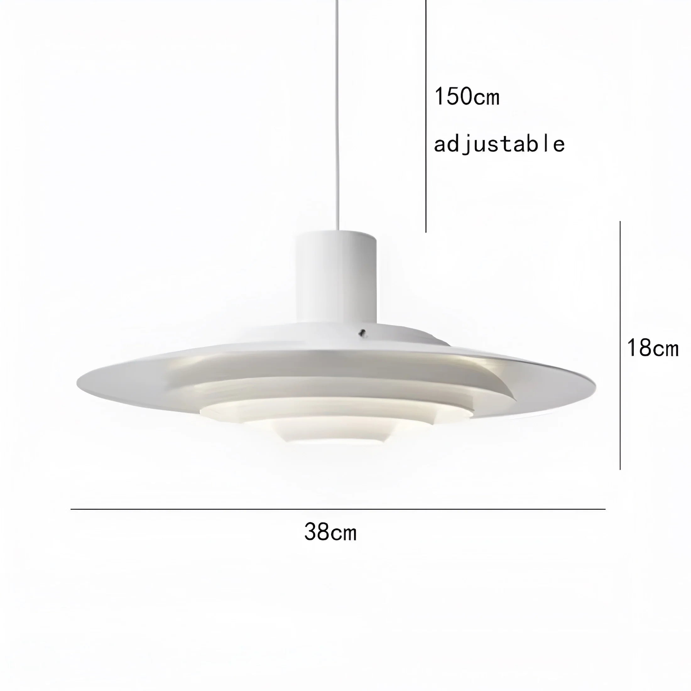 Nordic Elegance Layered Disc Pendant Light