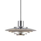 Nordic Elegance Layered Disc Pendant Light