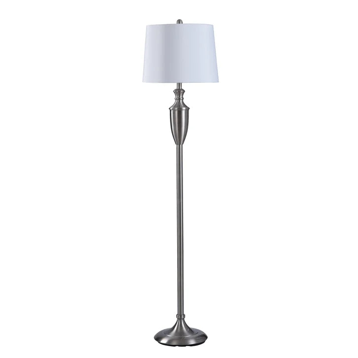 Vintage Ornate Steel Floor Lamp