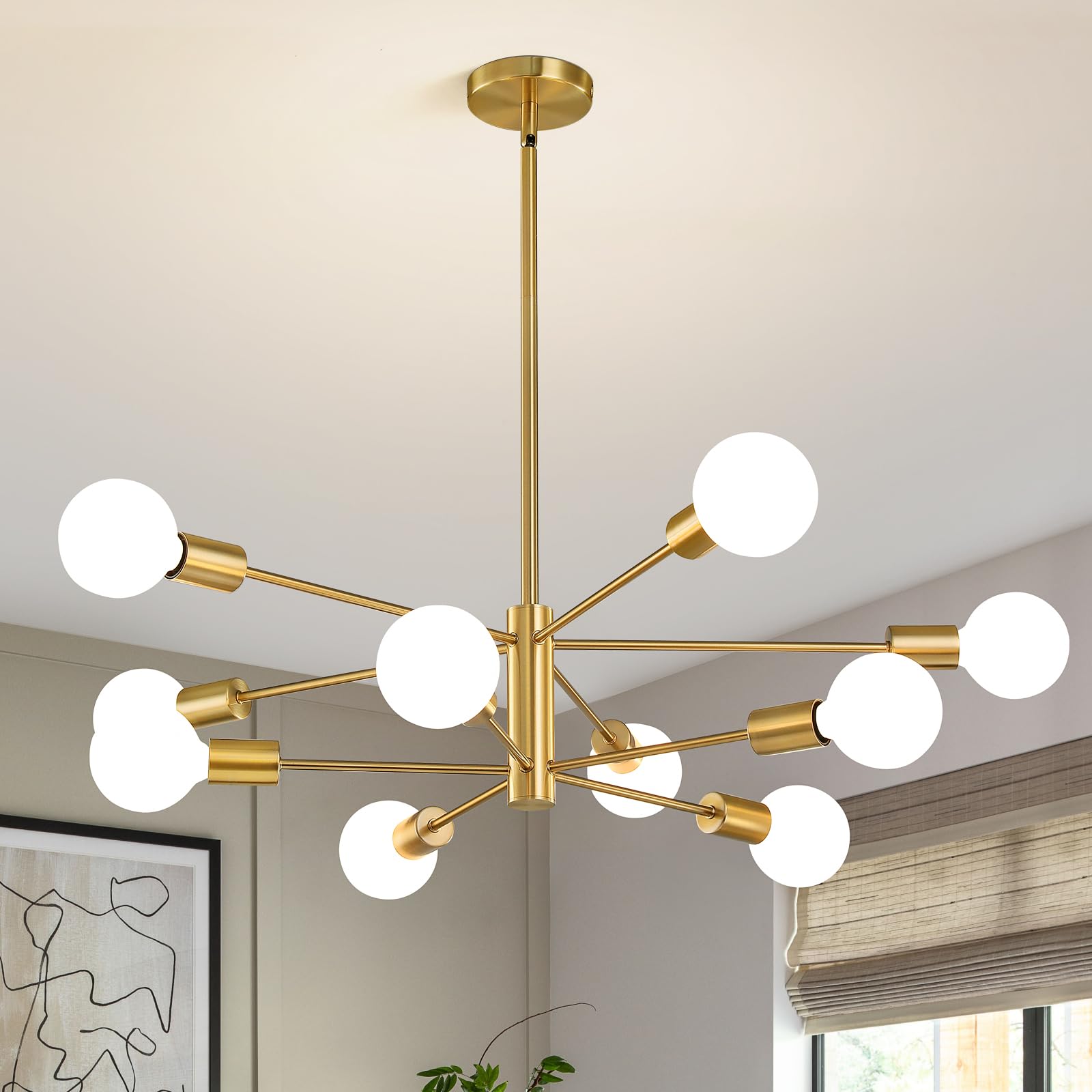 Stylish Chic Glowing Globe Chandelier