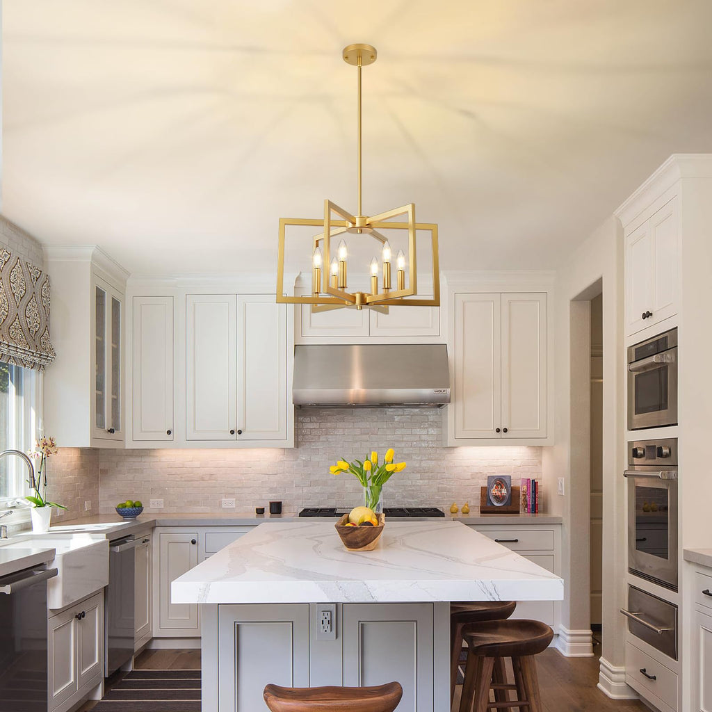Rustic Farmhouse Metal Chandelier