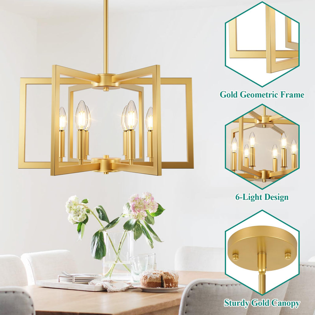 Rustic Farmhouse Metal Chandelier