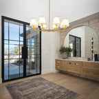 Vintage Sleek Lampshade Chandelier