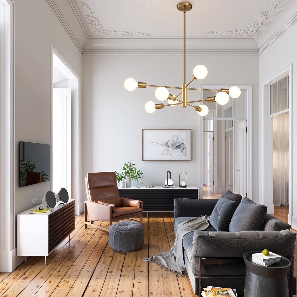 Stylish Chic Glowing Globe Chandelier