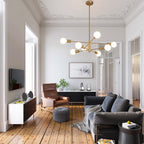 Stylish Chic Glowing Globe Chandelier