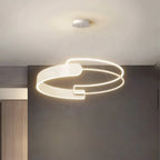 Modern Halo Dual-Ring Pendant Light