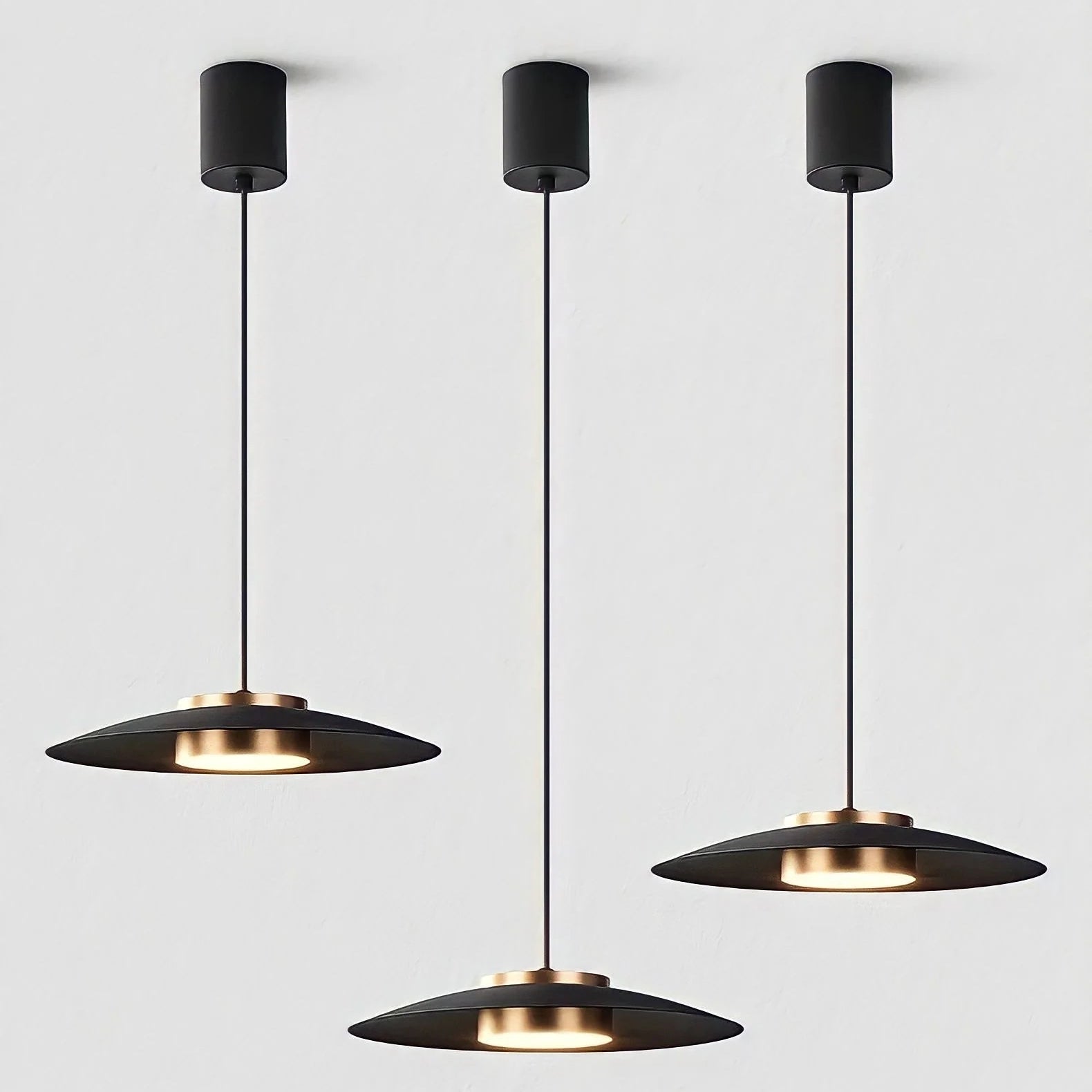 Nordic Minimal Disc Metal Pendant Light