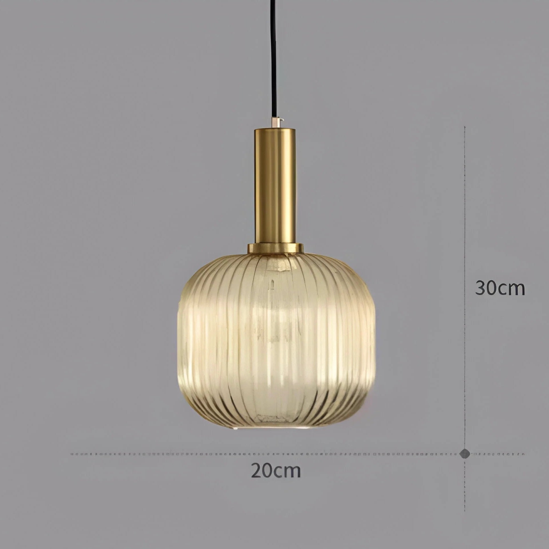 Nordic Elegance Glass Pendant Light