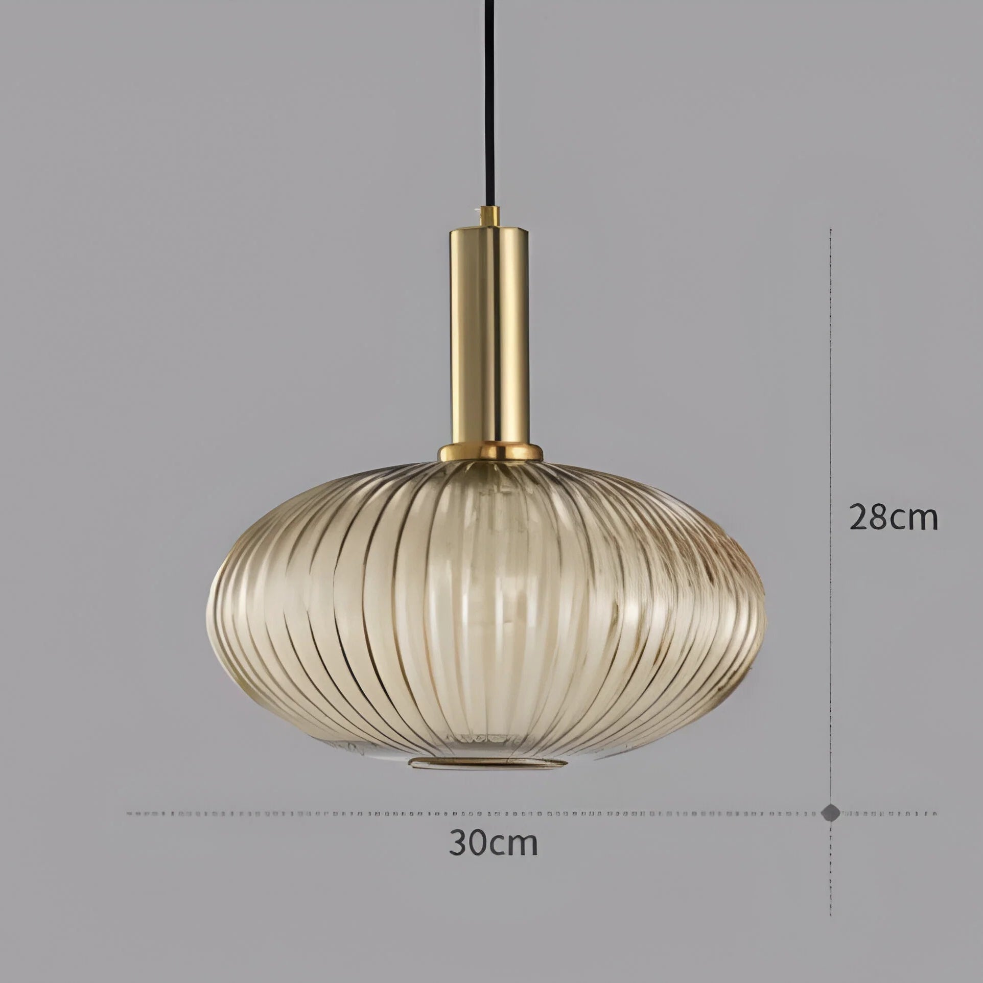 Nordic Elegance Glass Pendant Light
