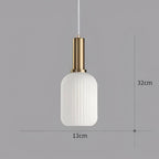 Nordic Elegance Glass Pendant Light