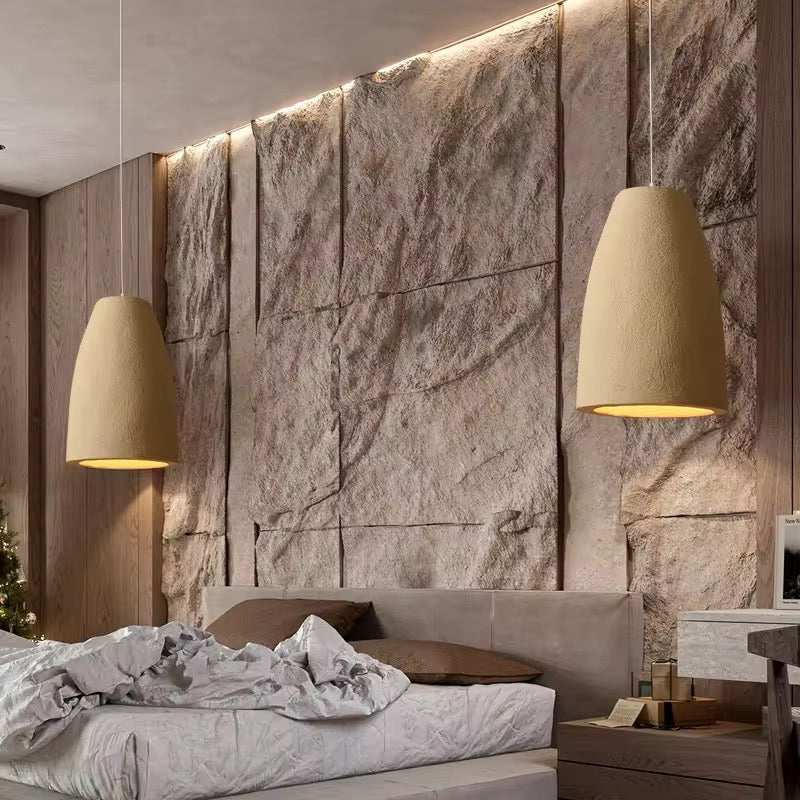 Modern Serenity Cylindrical Resin Pendant Light