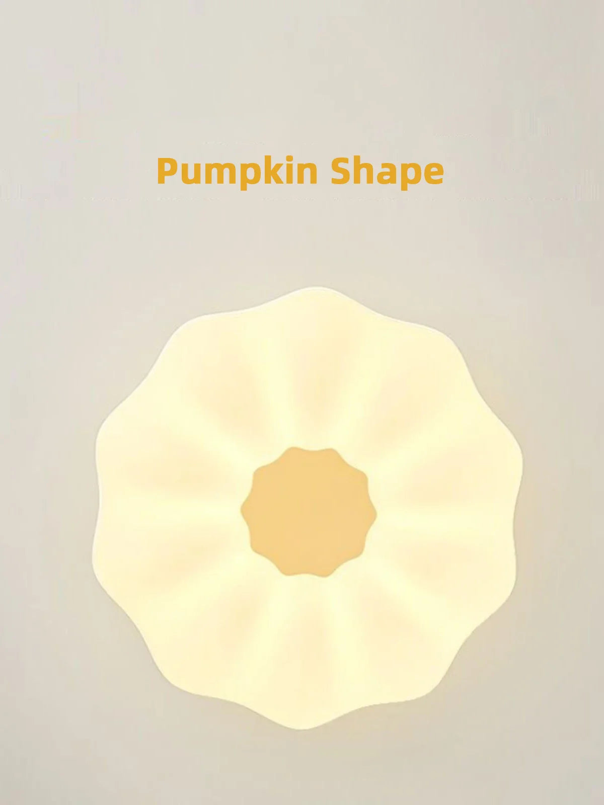 Cream-style Kids’ Room Ceiling Lights with Pumpkin-Cloud Inspired Design