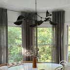 Mid-Century Sculptural Leaf Chandelier