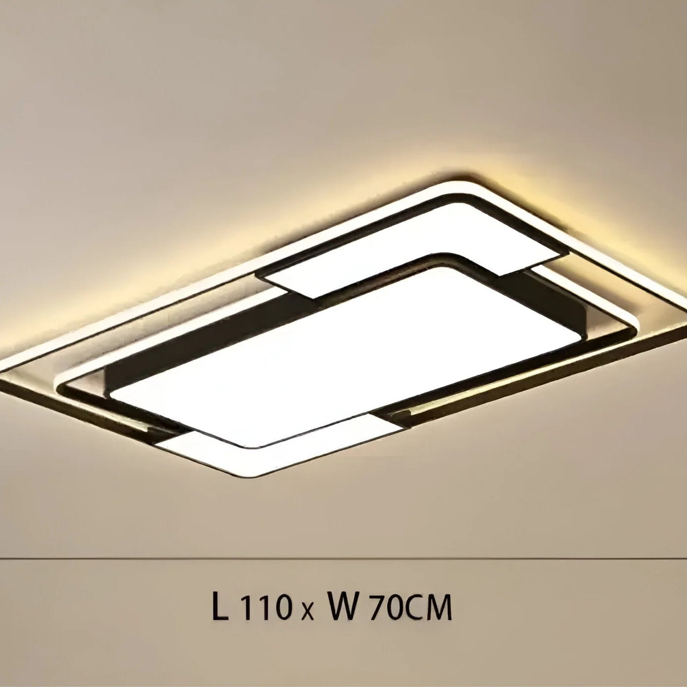 Modern Strata Acrylic Ceiling Lamp