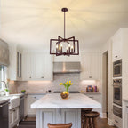 Rustic Farmhouse Metal Chandelier