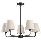 Vintage Sleek Lampshade Chandelier