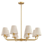 Vintage Sleek Lampshade Chandelier